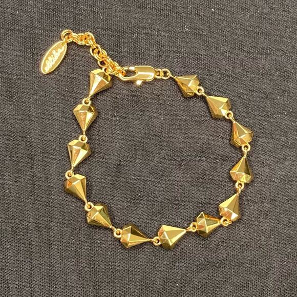 ettika Revolve Adjustable Gold Plated Bracelet - Picture 1 of 2